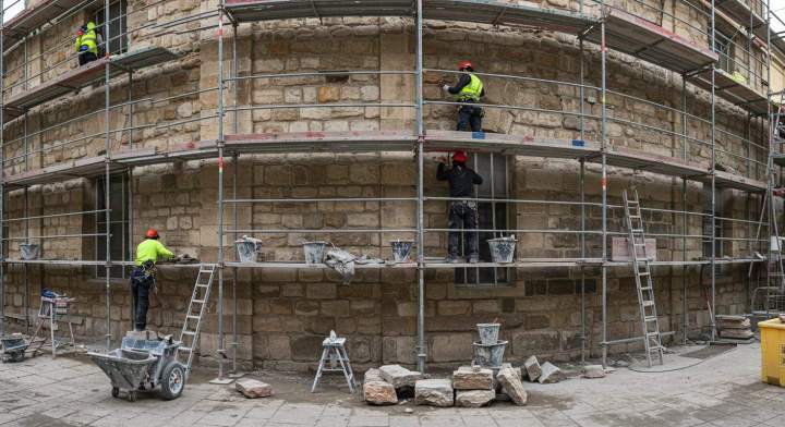 ravalement façade en pierre